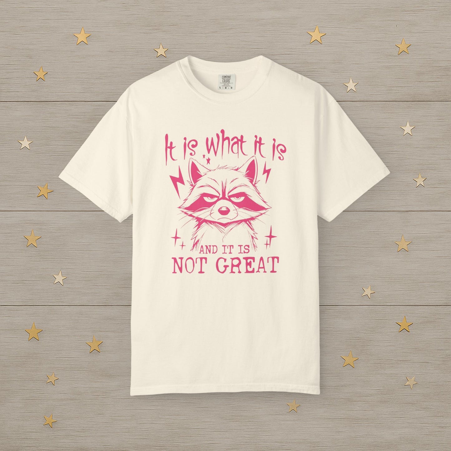 It Is What It Is Raccoon Mood Tee