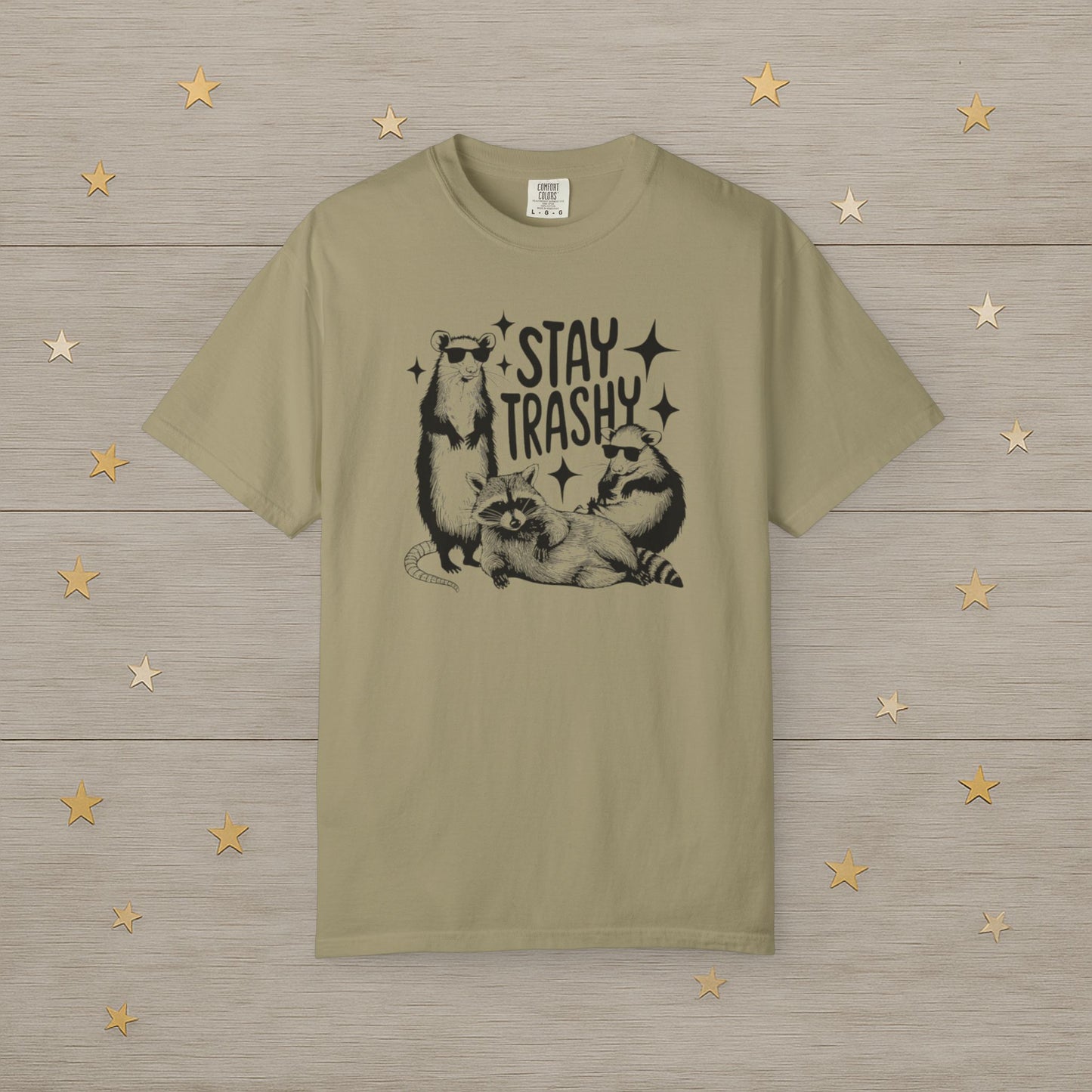 Stay Trashy Cool Critters Tee