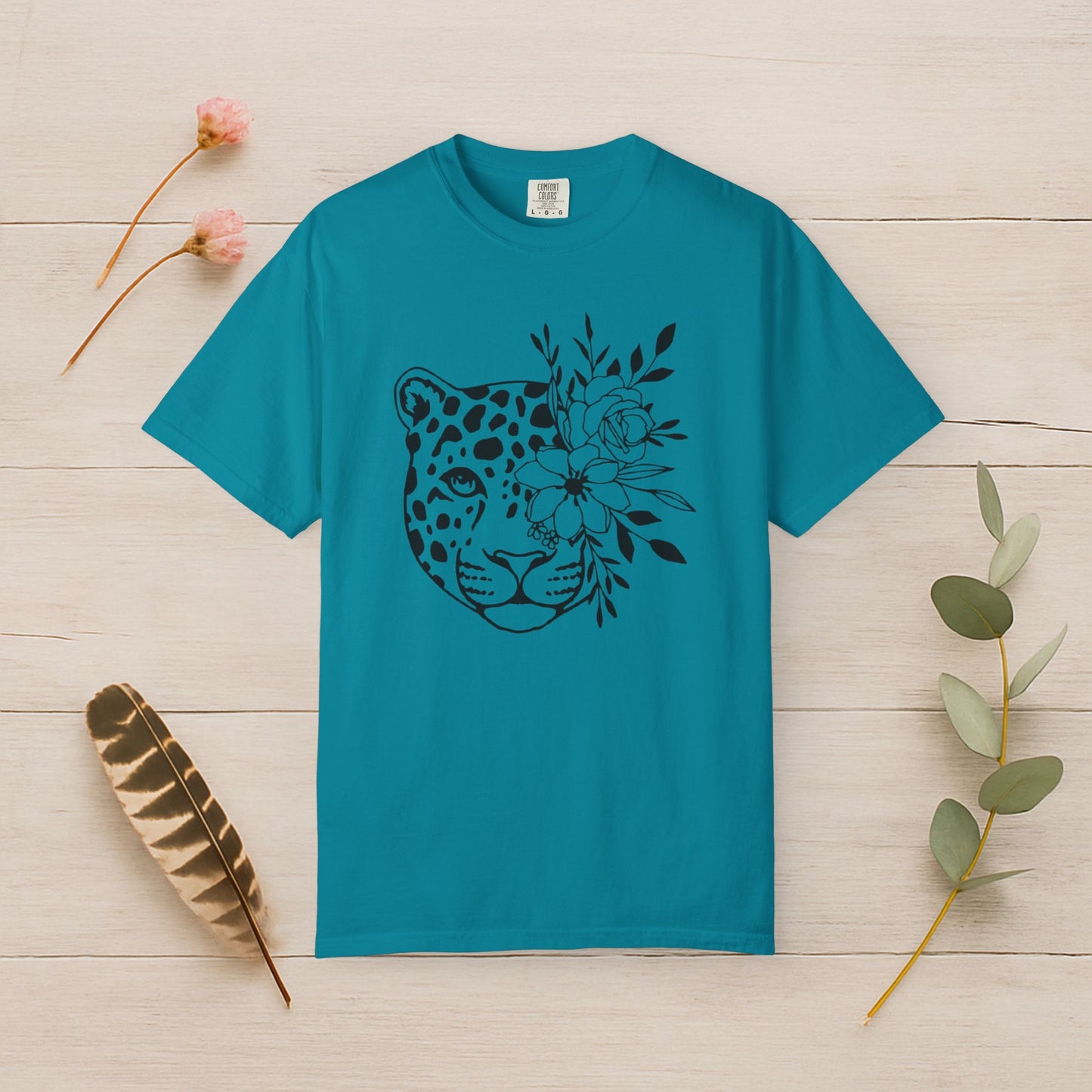 Wild Bloom Leopard Tee