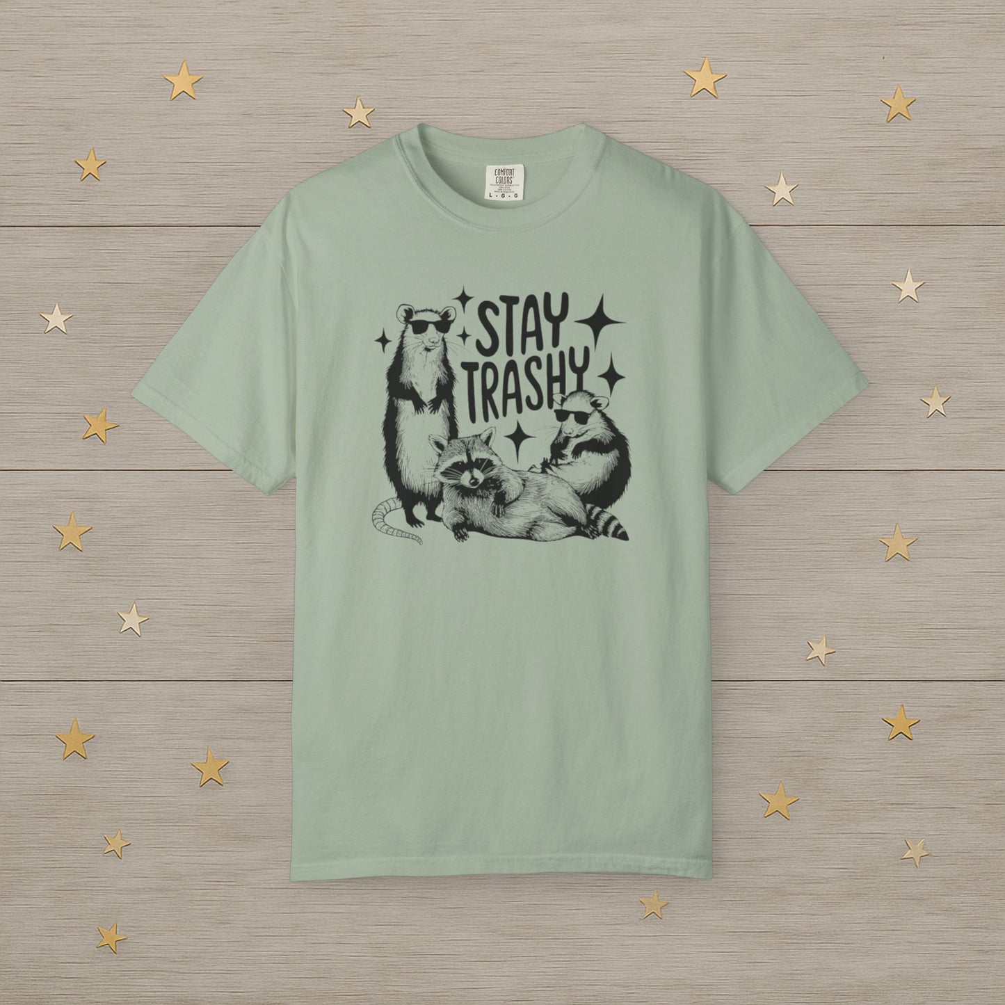 Stay Trashy Cool Critters Tee