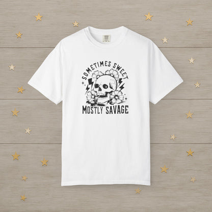 Sometimes Sweet, Mostly Savage Skull Tee