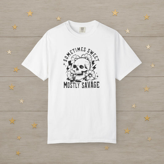 Sometimes Sweet, Mostly Savage Skull Tee