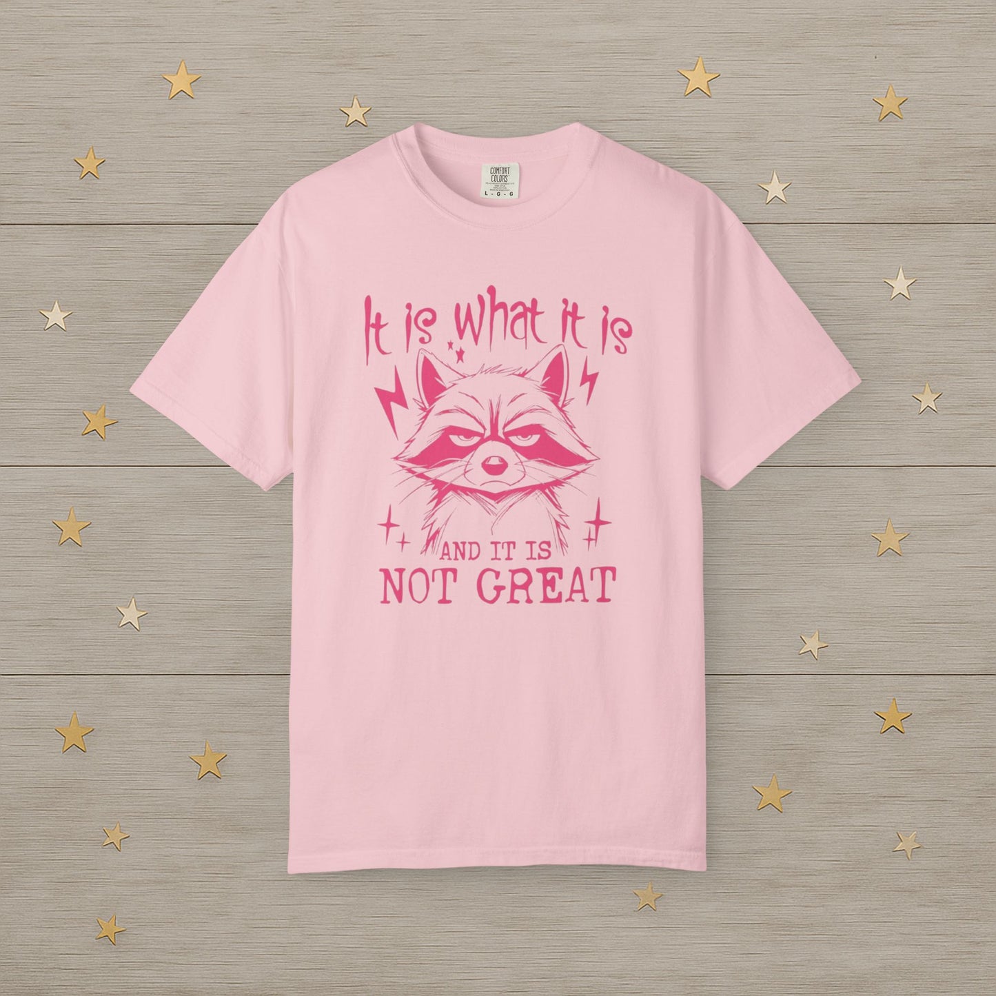 It Is What It Is Raccoon Mood Tee