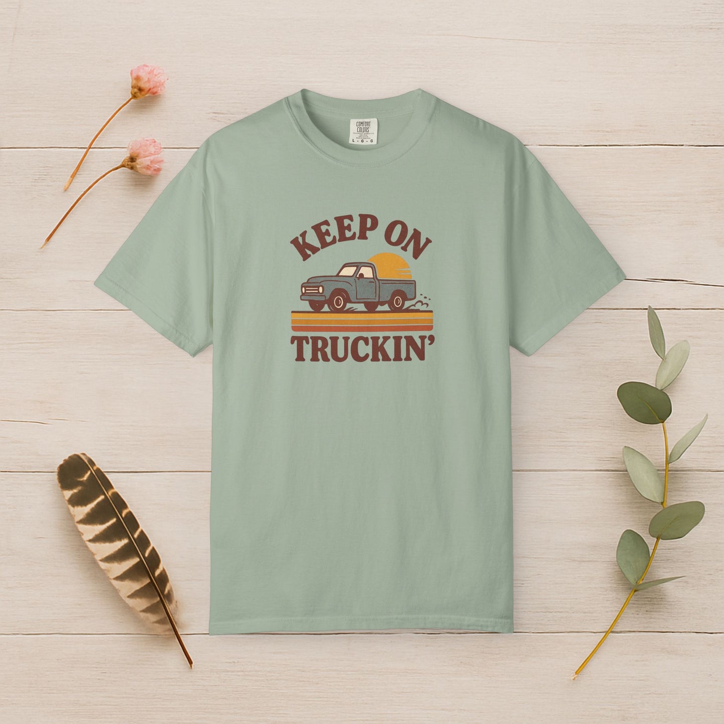 Keep On Truckin’ Retro Vibes Tee
