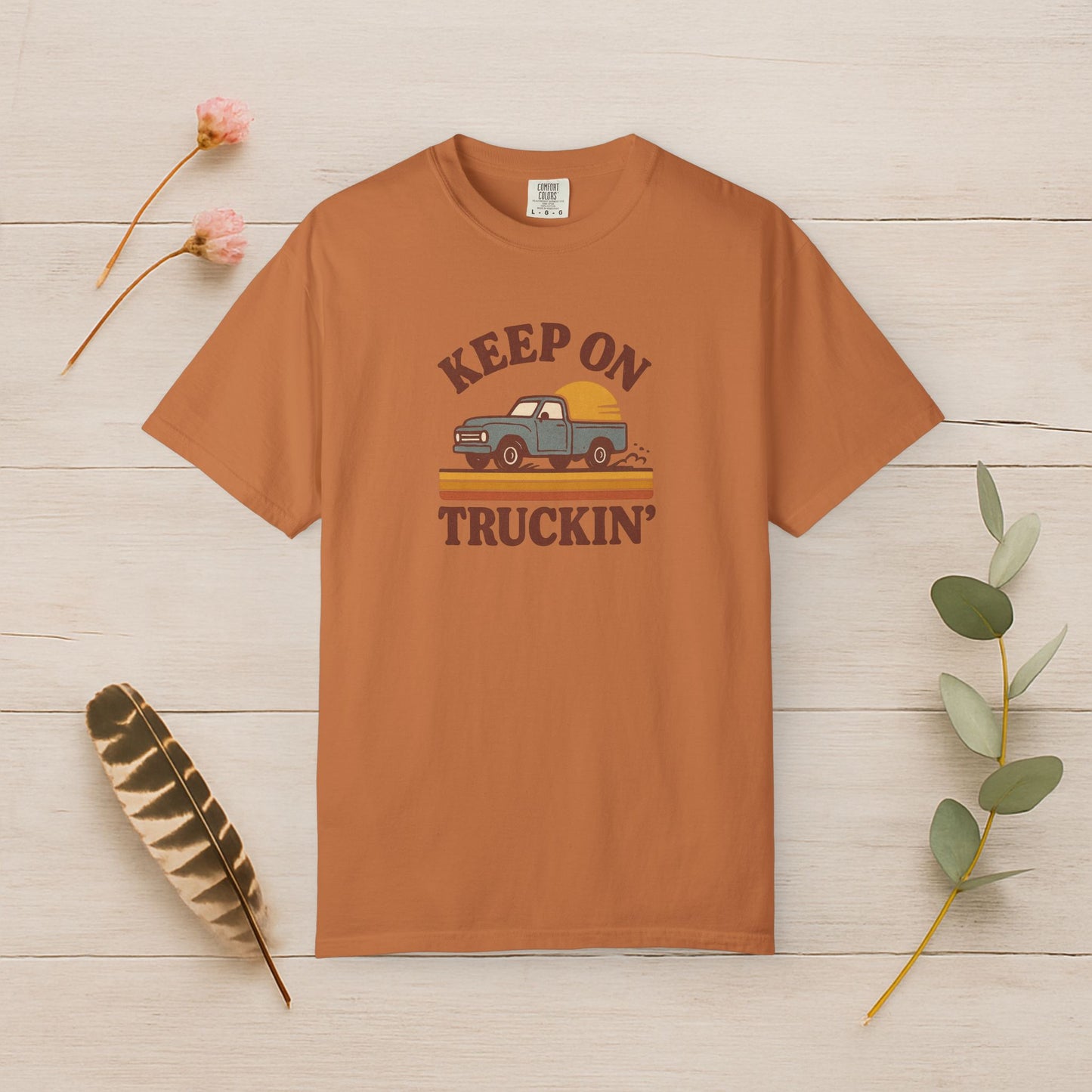 Keep On Truckin’ Retro Vibes Tee