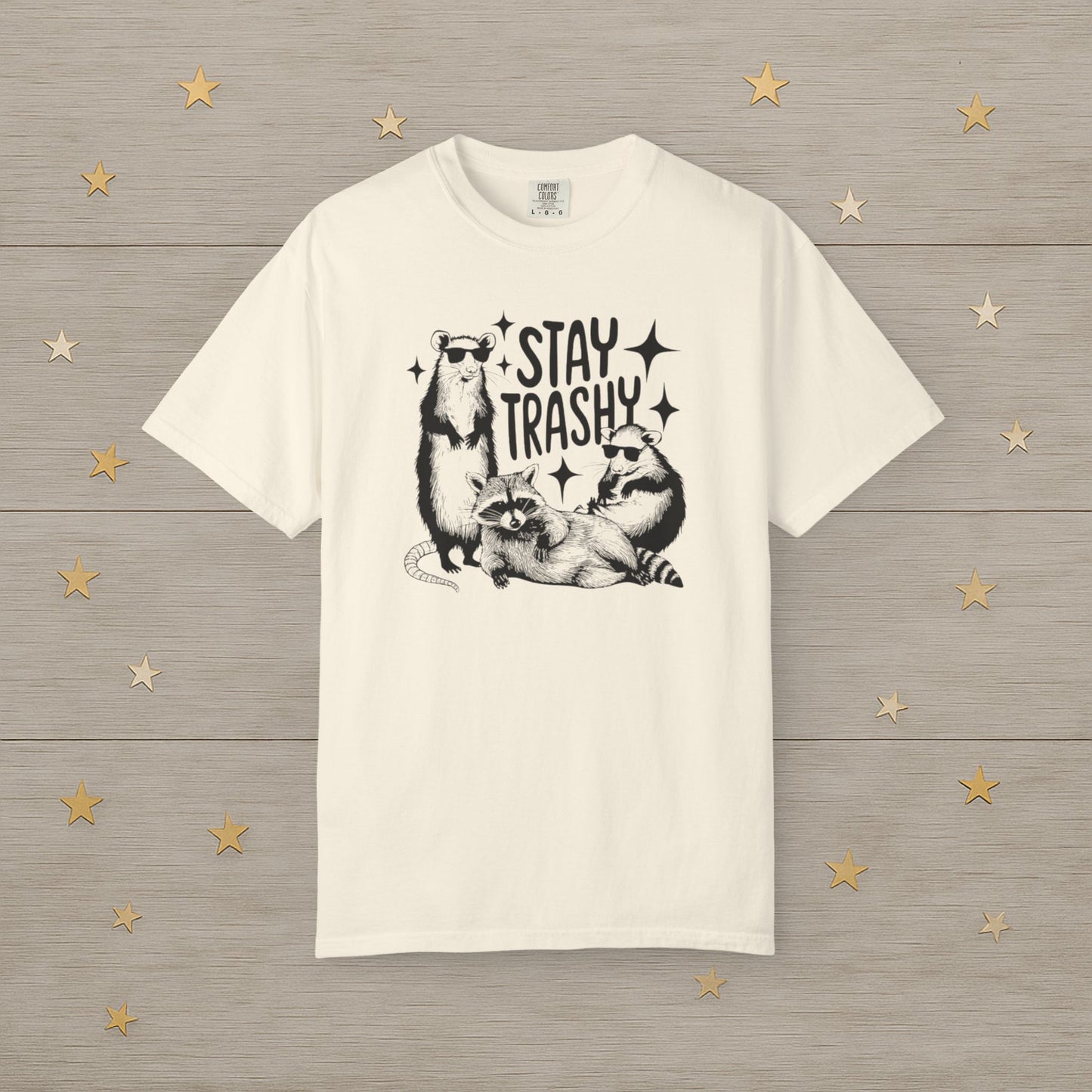 Stay Trashy Cool Critters Tee