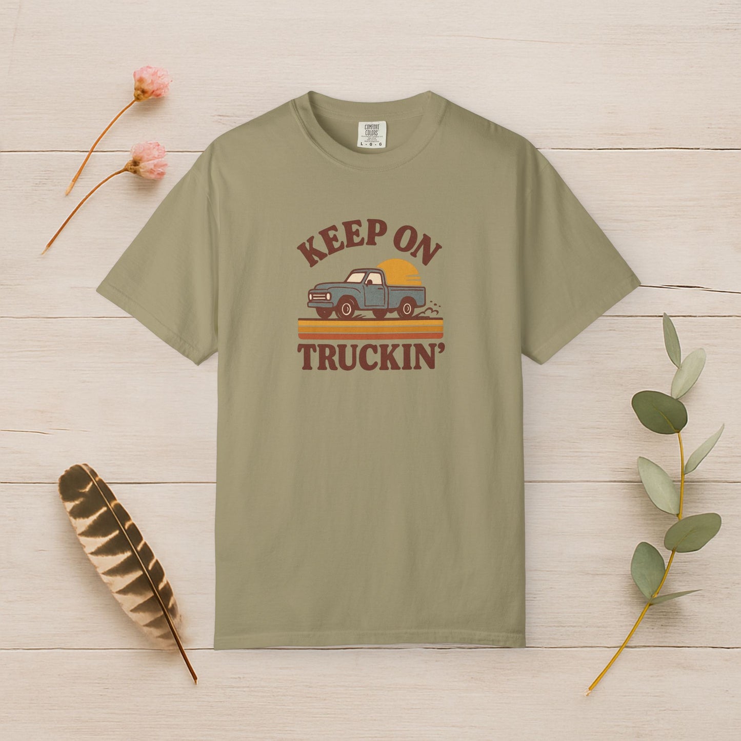 Keep On Truckin’ Retro Vibes Tee